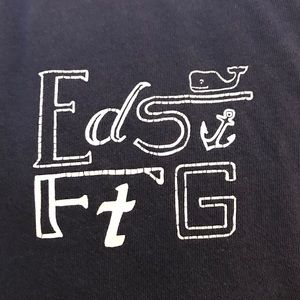 Vineyard Vines Classic T-shirt Navy EDSFTG logo XL